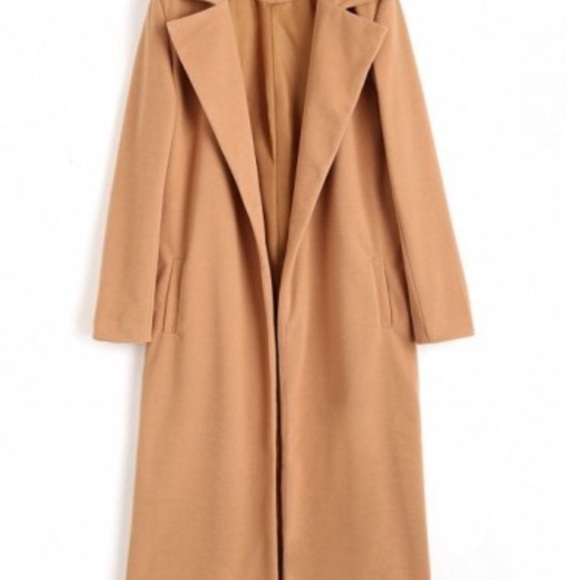 Zaful Camel Coat - Picture 2 of 2